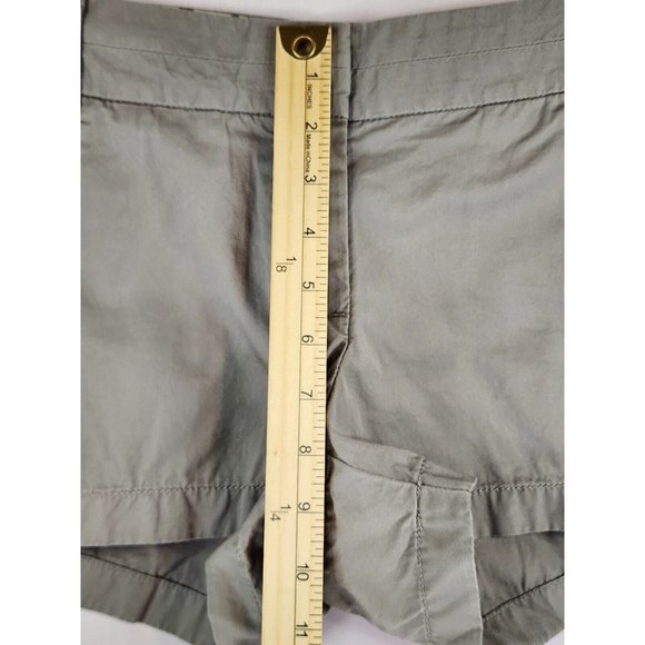 J Crew Shorts Womens 2 Gray Low Rise Broken In Chino Style Shorts - Picture 5 of 10